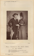 David James as Jackson; Juliette Nesville as Decima in 'Miss Decima' NPG x134528