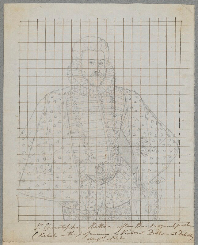 Sir christopher hatton npg d17106