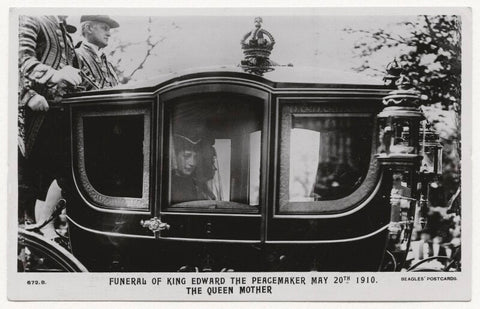 'Funeral of King Edward the Peacemaker, May 20th 1910. The Queen Mother' NPG x36289