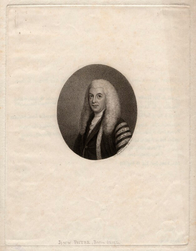John foster, 1st baron oriel npg d5427