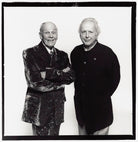 William Francis Deedes, Baron Deedes; Sir Peregrine Worsthorne NPG x128754