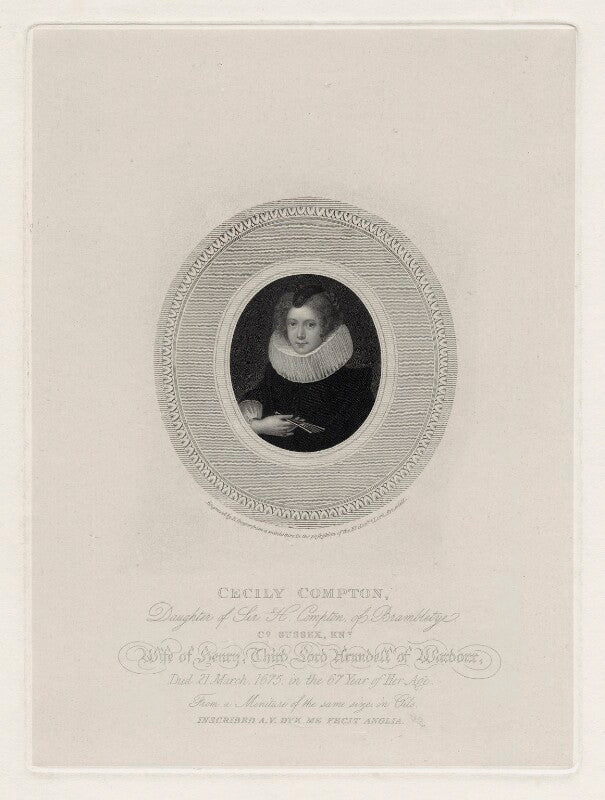 Cicely arundell (née compton), lady arundell of wardour npg d30552