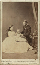 The Duke and Duchess of Hesse and by Rhine with their eldest daughter NPG Ax46179