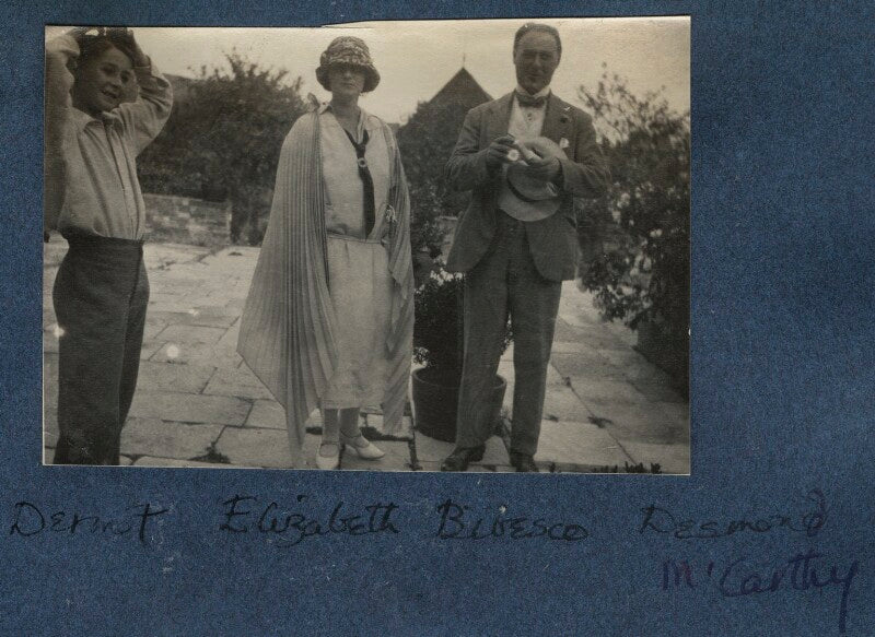 Dermod maccarthy; elizabeth (née asquith), princess bibesco; sir desmond maccarthy npg ax141468