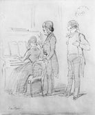 Mr and Mrs George Henry Lewes with Thornton Leigh Hunt NPG 4686