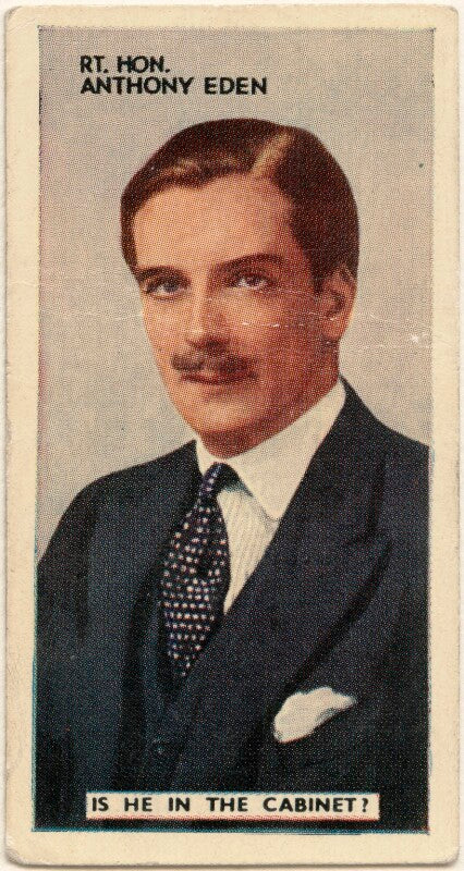 (robert) anthony eden, 1st earl of avon npg d49084