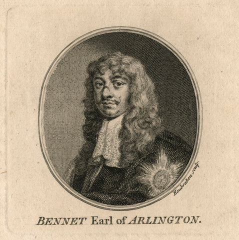Henry Bennet, 1st Earl of Arlington NPG D16723