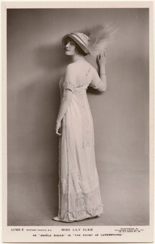 Lily elsie as 'angéle didier' in 'the count of luxembourg' npg x201077