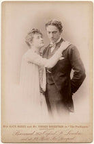 Kate Rorke (Mrs Douglas Cree) as Leslie Brudenell; Sir Johnston Forbes-Robertson as Dunstan Renshaw in 'The Profligate' NPG x197306