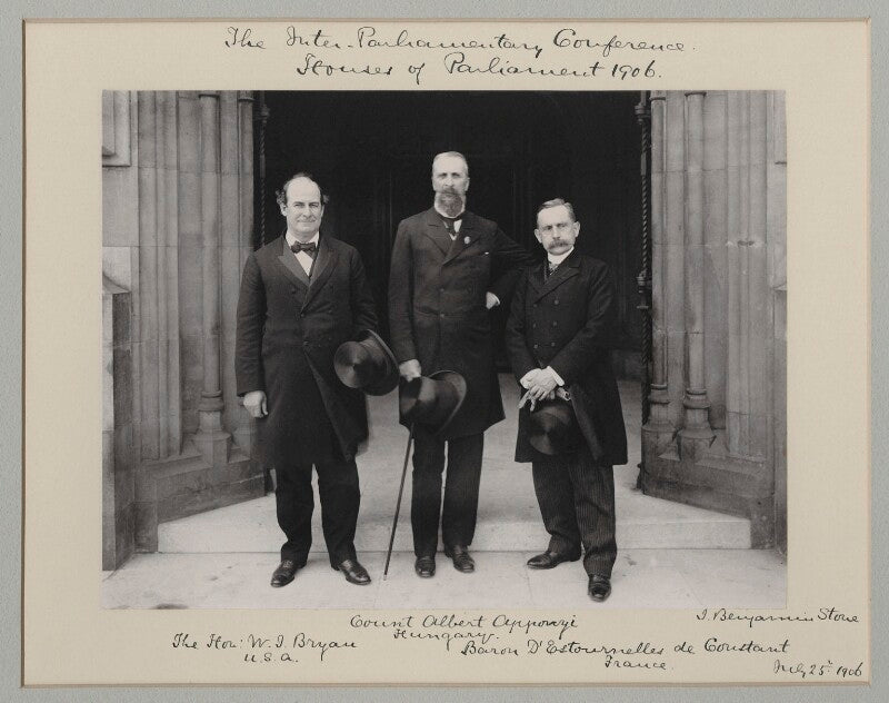 'the inter parliamentary conference, houses of parliament, 1906' npg x135545