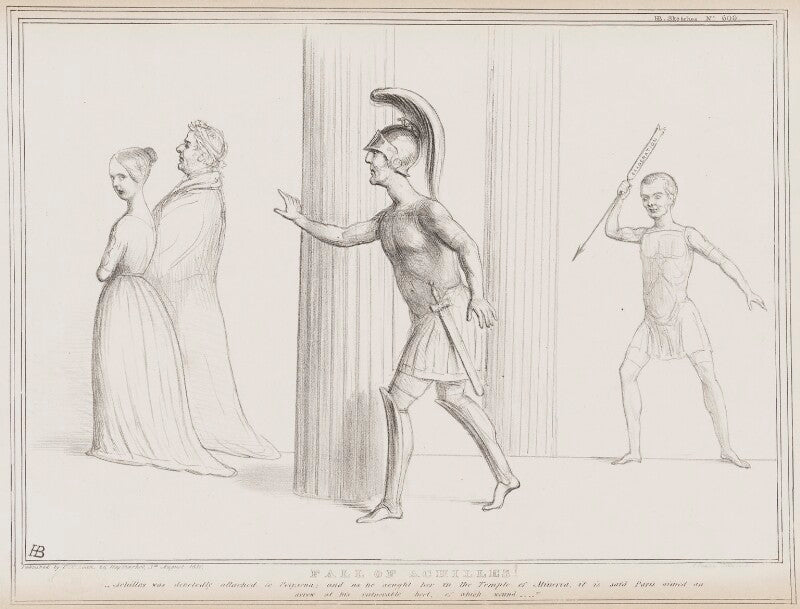 Fall of achilles! npg d41543