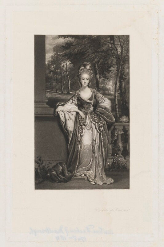 Lady caroline spencer (née russell), duchess of marlborough npg d38253