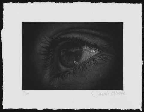 Mezzotint of an eye NPG D49624