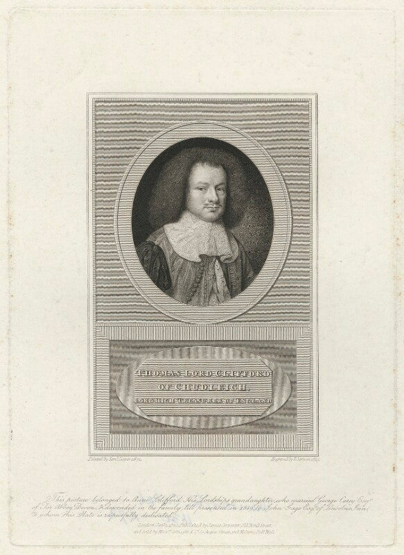 Thomas clifford, 1st baron clifford of chudleigh npg d33449
