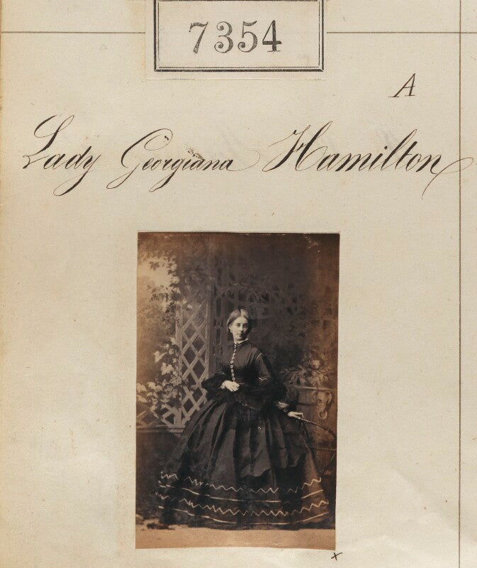 Georgiana susan (née hamilton), countess of winterton npg ax57264