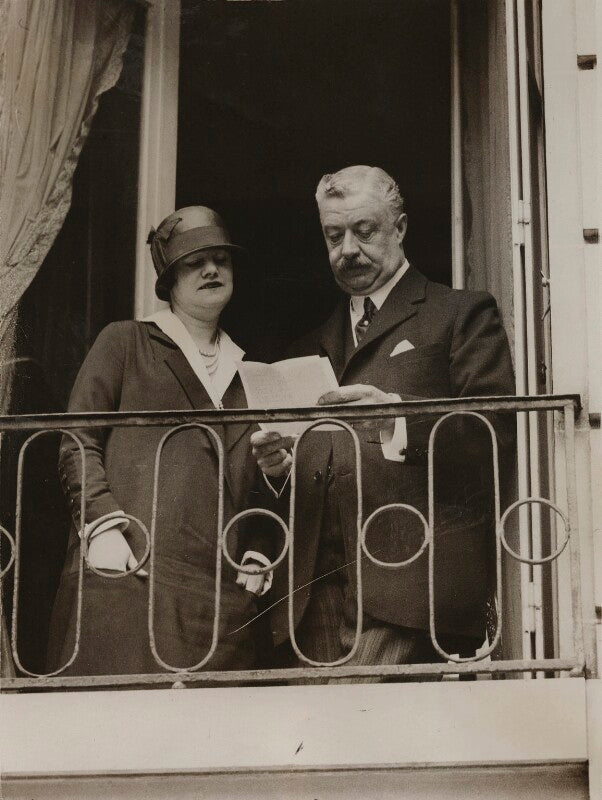 Gertie millar and william humble ward, 2nd earl of dudley on the eve of their wedding day npg x28120