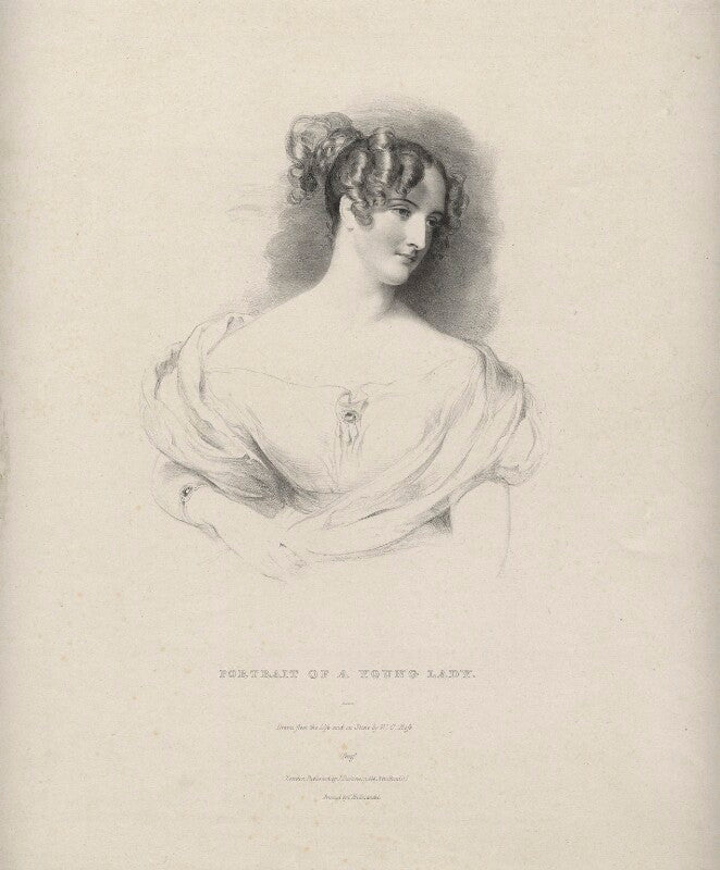 'portrait of a young lady' npg d22509