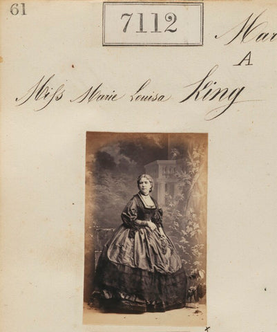 Miss Marie Louisa King NPG Ax57028