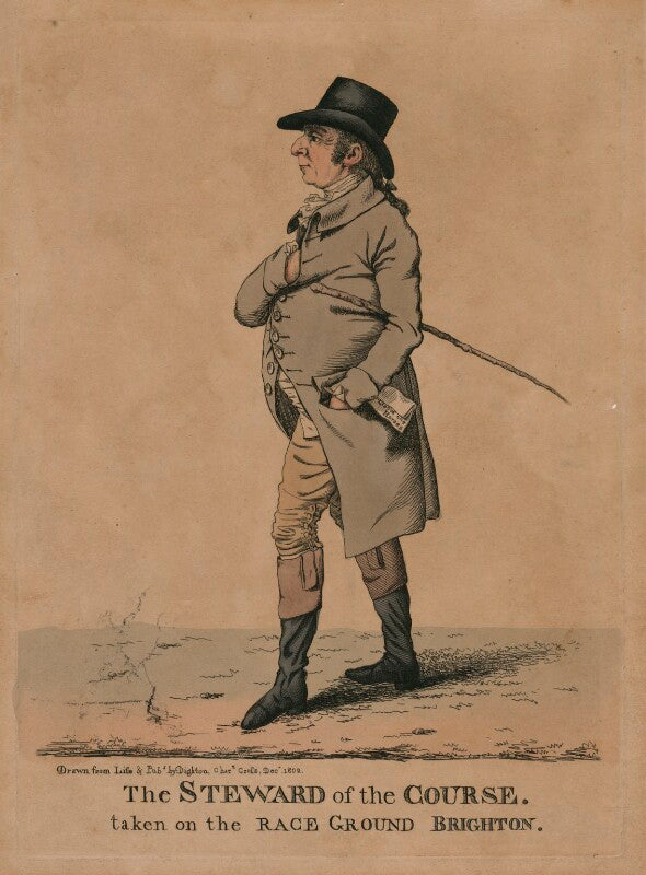 Sir thomas charles bunbury, 6th bt ('the steward of the course. taken on the race ground, brighton') npg d47150