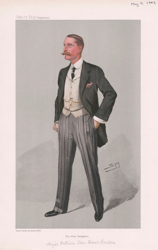 Sir william eden evans gordon ('men of the day. no. 953. "the alien immigrant"') npg d45274