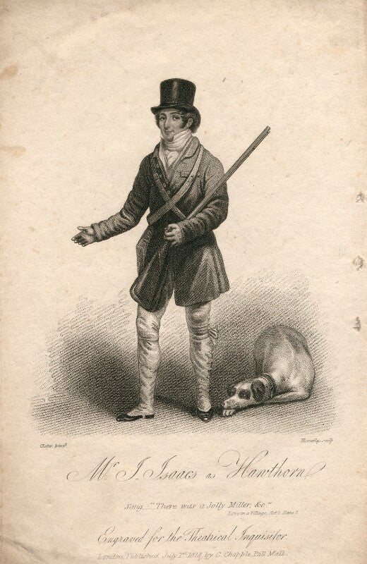 John isaacs as hawthorn in bickerstaff's 'love in a village' npg d8685