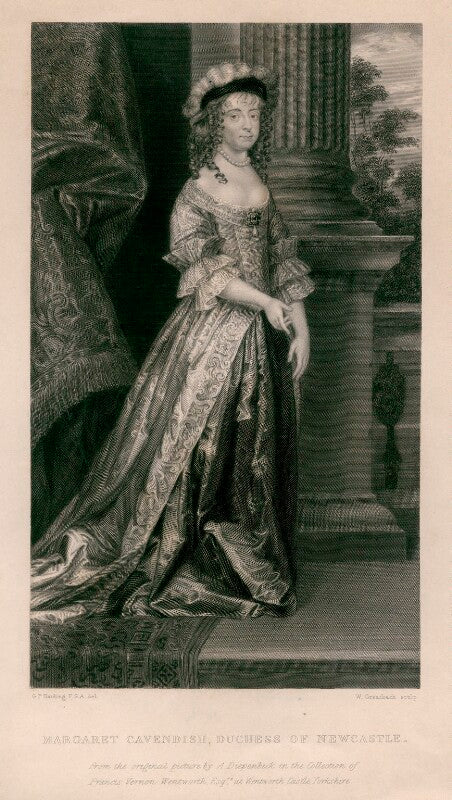 Margaret Cavendish (née Lucas), Duchess of Newcastle upon Tyne NPG D5346
