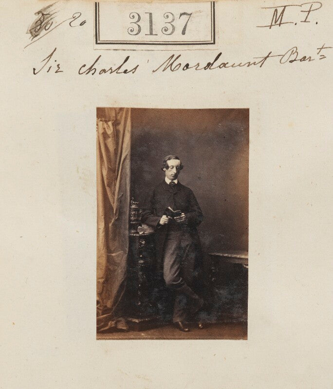 Sir charles mordaunt, 10th bt npg ax52537