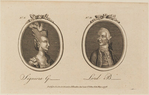 'Signiora G- and Lord B-' (Signora Gabrielli) NPG D14304