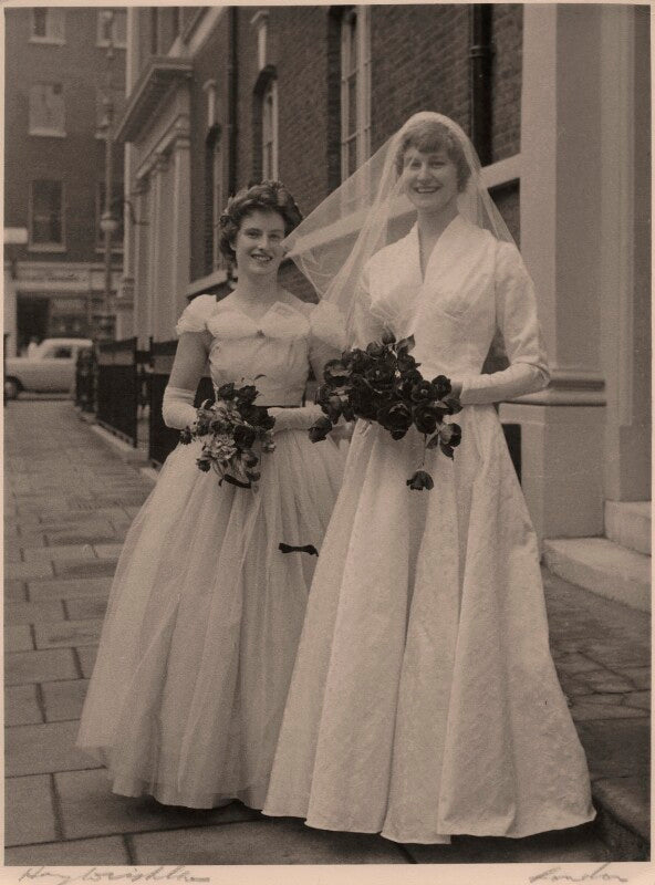 Mrs huddlestone (née colvin) and an unknown woman npg x181268