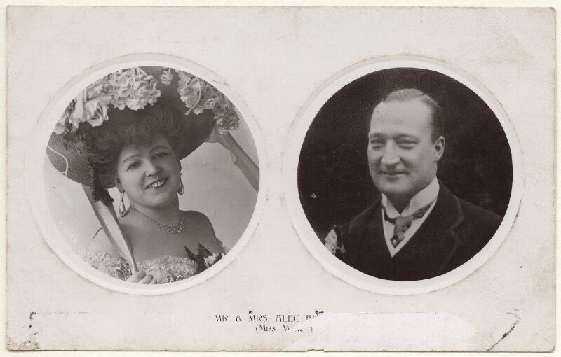 Marie lloyd; alexander ('alec') hurley npg ax160177