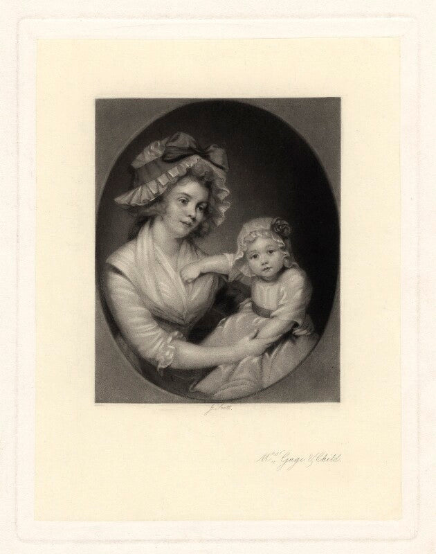 Mrs gage & child npg d2410
