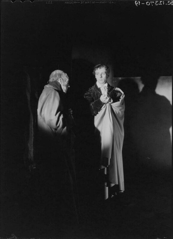 John gielgud; sir alec guinness npg x14507