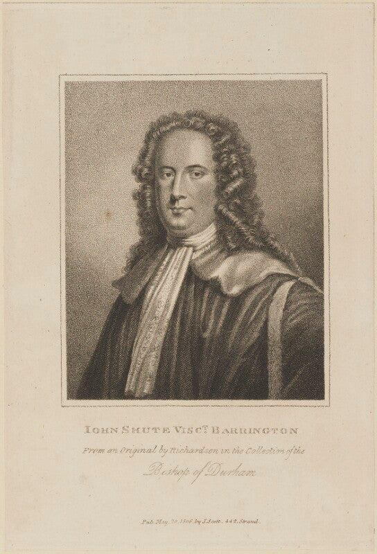 John shute barrington, 1st viscount barrington npg d14087