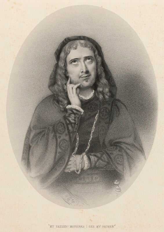 Charles albert fechter as hamlet in 'hamlet' npg d22382