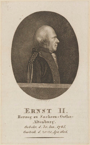 Ernst II, Duke of Saxe-Gotha NPG D14873