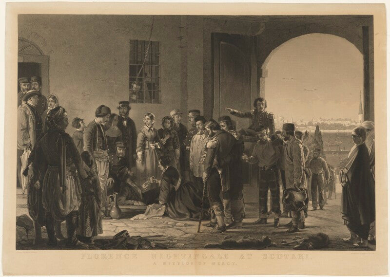 Florence nightingale at scutari. a mission of mercy npg d43044