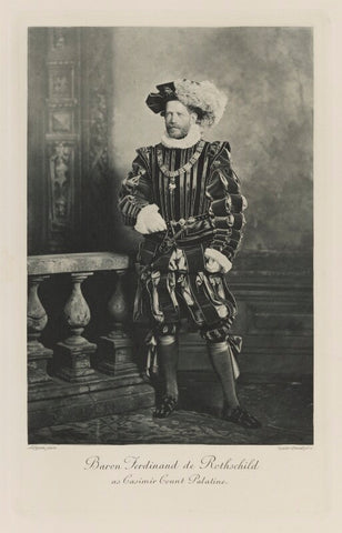 Ferdinand James Anselm de Rothschild, Baron de Rothschild as Casimir Count Palatine NPG Ax41231