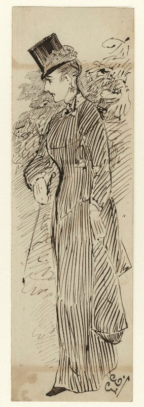 Figure study of an unknown woman npg d23220