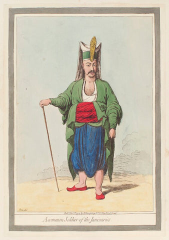 'A common soldier of the Janizaries' NPG D12498