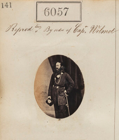 'Reproduction by order of Captain Wilmot' NPG Ax56011