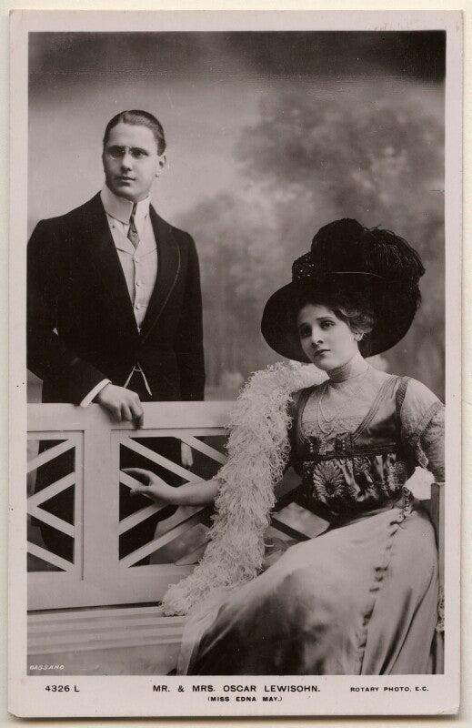 Edna may (edna pettie); oscar lewisohn npg x193945
