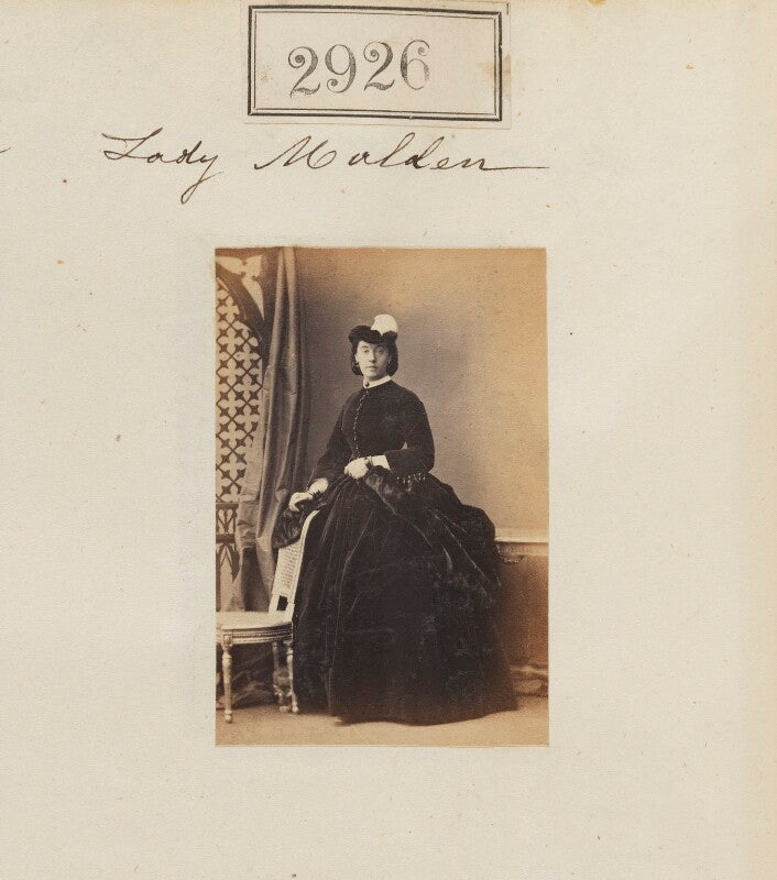Emma mary (née meux), viscountess malden npg ax52315