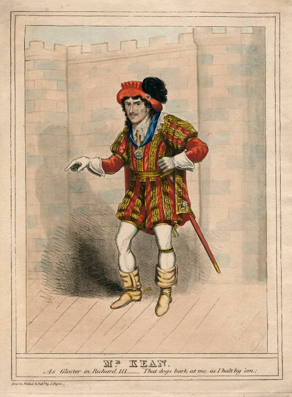 Edmund kean as gloster [gloucester] in richard iii npg d3452