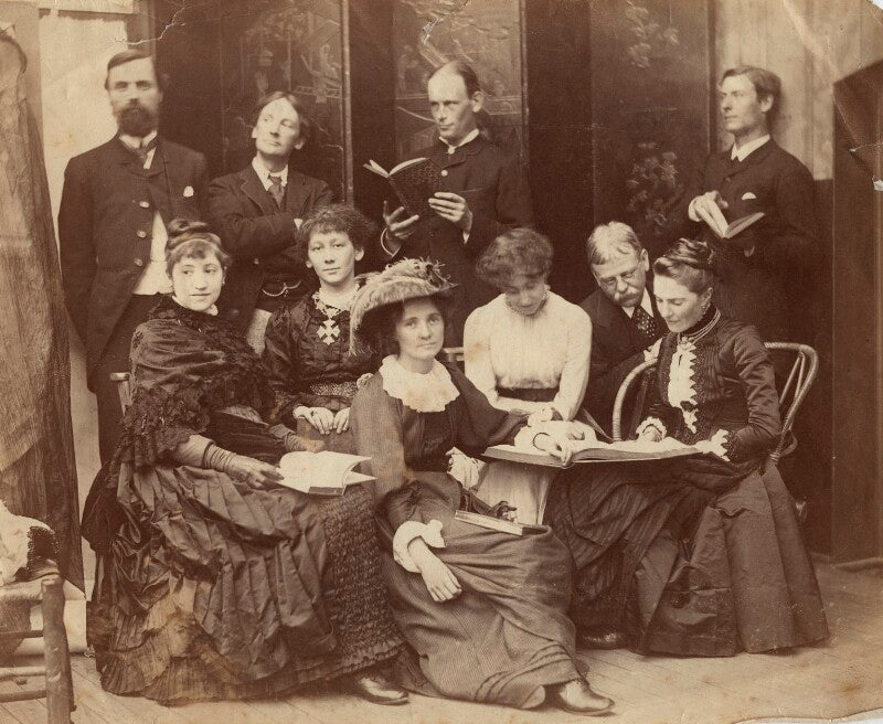 Emily storey (née hayward) and george adolphus storey with family and friends npg x22271