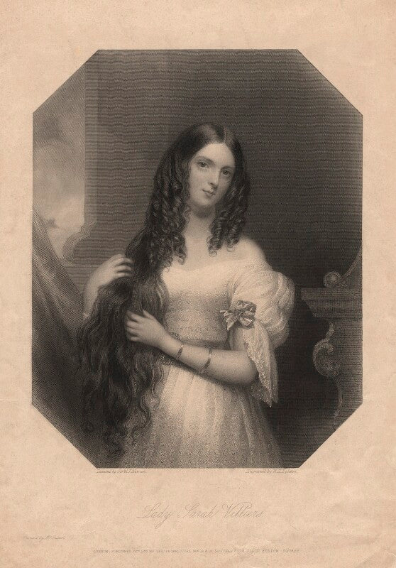 Sarah frederica caroline (née child villiers), princess esterhazy npg d7537