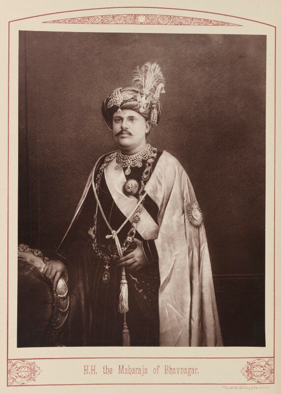 Sir takhtsinghji jaswantsinghji bhaunagar thakur npg ax28677