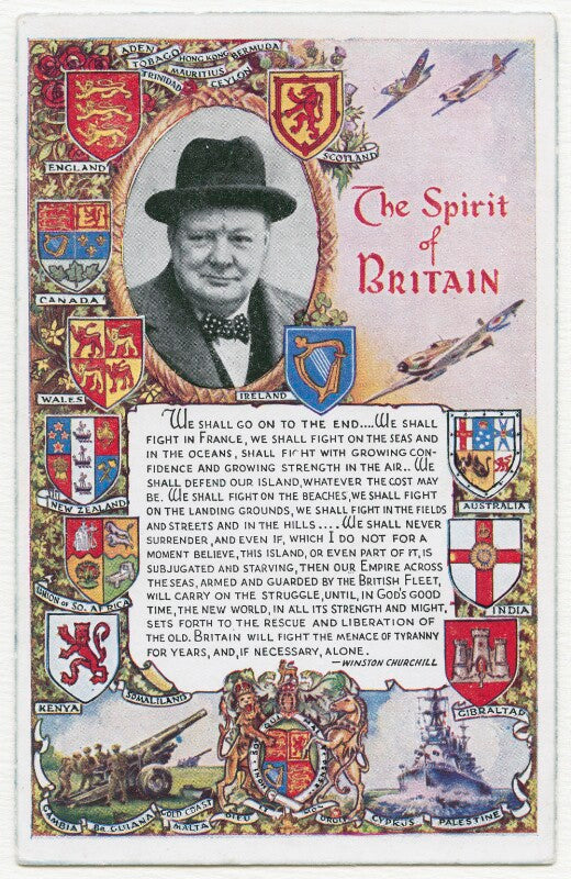 'the spirit of britain' (winston churchill) npg x198143