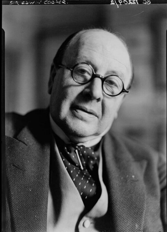 Sir (thomas) edwin cooper npg x10998