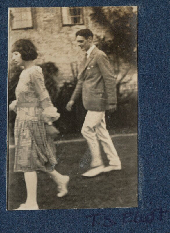 Julian vinogradoff (née morrell); t.s. eliot npg ax140845