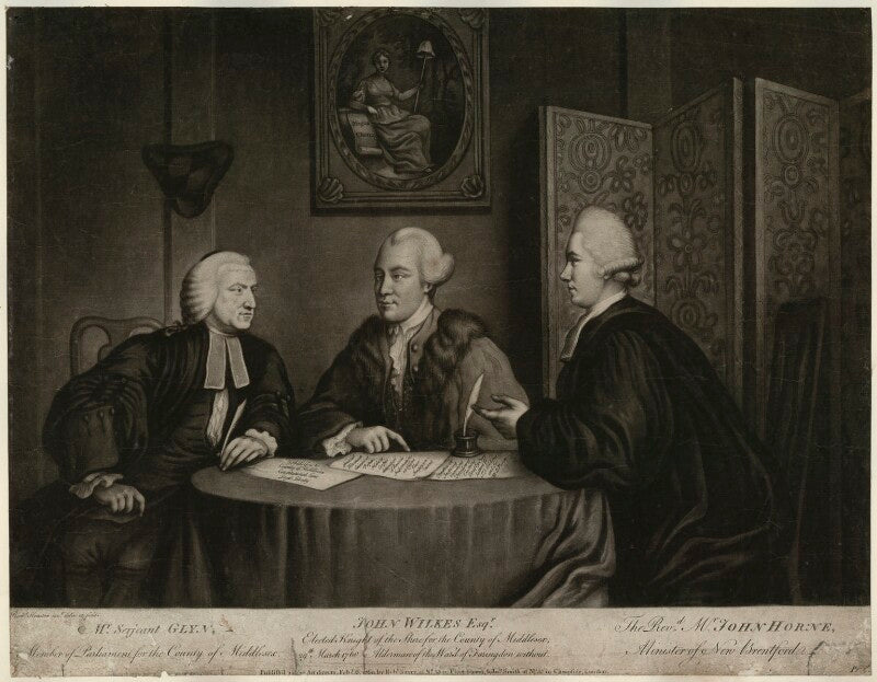 John glynn; john wilkes; john horne tooke npg d37522